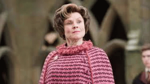 Dolores Umbridge Staring GIF