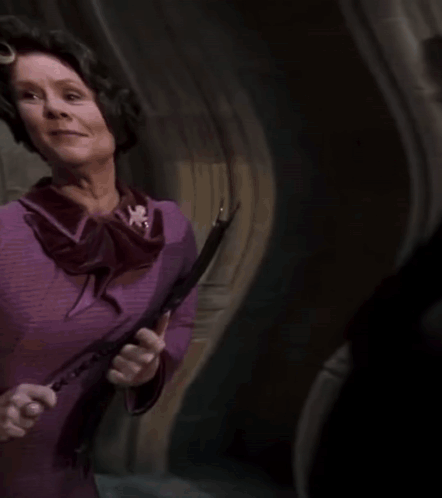 Dolores Umbridge Wiggling Effect GIF