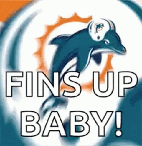 Dolphin Saying Fins Up Baby GIF