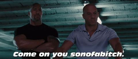 Dom Toretto Come On You GIF