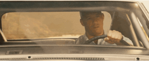 Dom Toretto Driving Fast And Furious Movie GIF