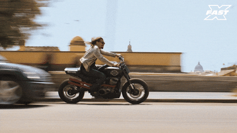 Dom Toretto Riding Motorcycle Fast GIF