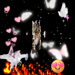 Doma Butterfly And Fire Edits GIF