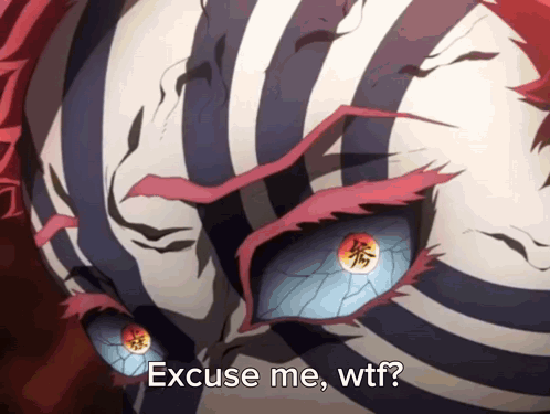 Doma Excuse Me Says Akaza GIF