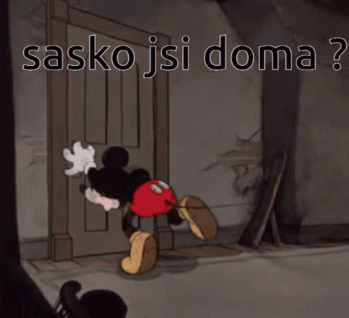 Doma Mickey Tries To Escape GIF