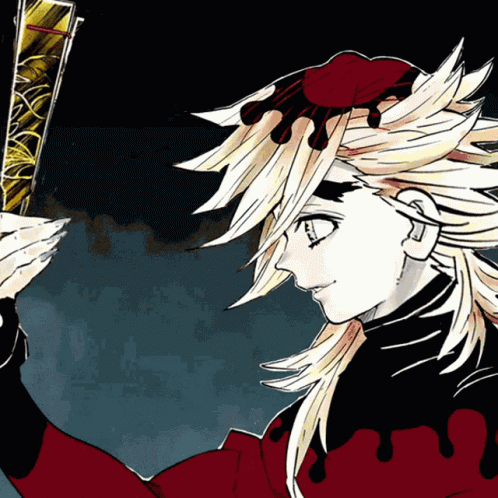 Doma Opens His Fan GIF