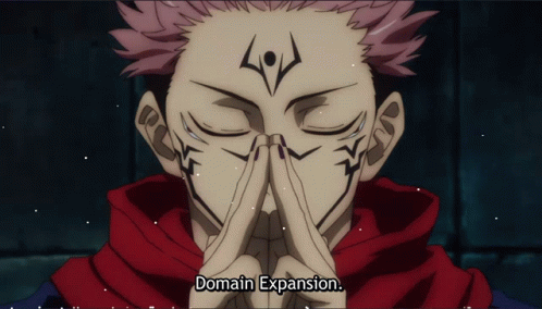 Domain Expansion Sukuna Anime Fight GIF