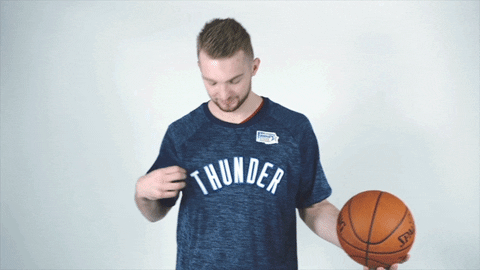 Domantas Sabonis Proud Oklahoma Thunder Buddy GIF