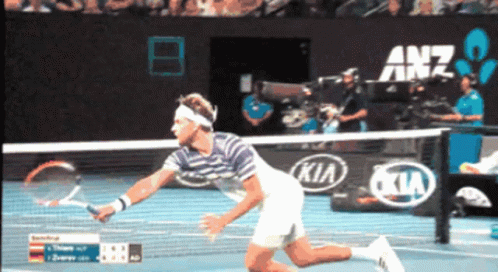 Domini Thiem Playing Tennis GIF