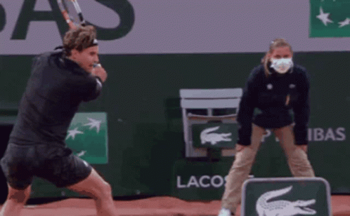 Dominic Thiem Backhand Smash GIF