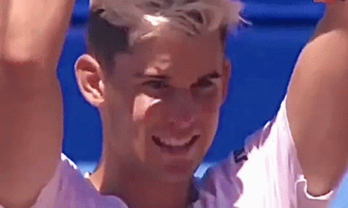 Dominic Thiem Holding Trophy GIF