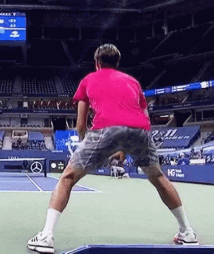 Dominic Thiem In Ready Position GIF