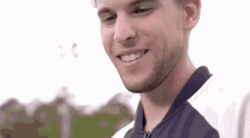 Dominic Thiem Kissing Racket GIF
