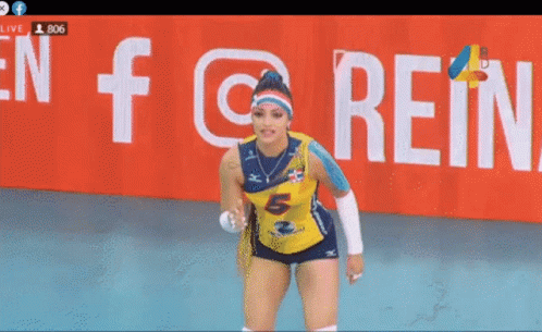 Dominican Women's Volleyball Brenda Castillo GIF
