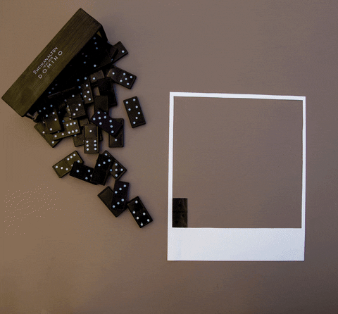Domino Art Stop Motion Animation GIF