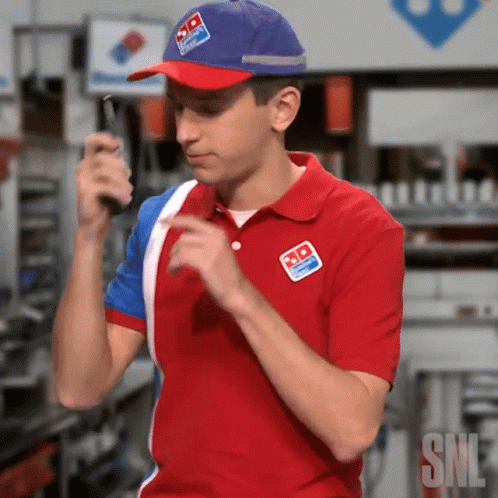 Dominos Pizza Andrew Dismukes Snl GIF