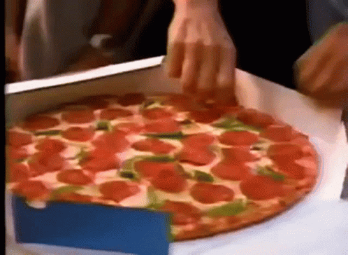 Dominos Pizza Pepperoni Slices GIF