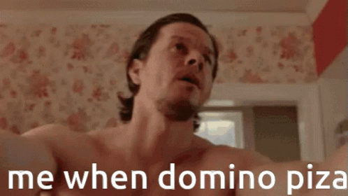 Dominos Pizza Wall Punch Mark Wahlberg GIF