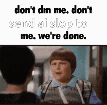 Don't DM Me AI Slop Rowley Jefferson GIF