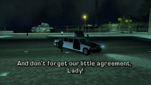 Don't Forget Our Little Agreement Lady Video Game GIF