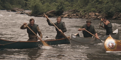 Don't Get Canoe Hurt Your Butt GIF
