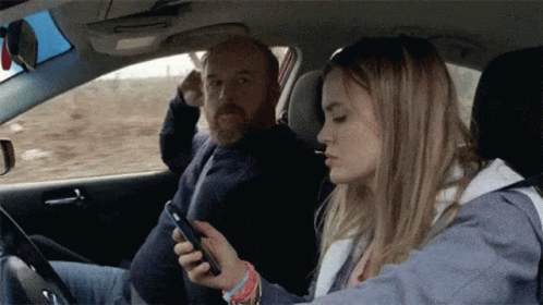 Don't Get Distracted While Driving GIF