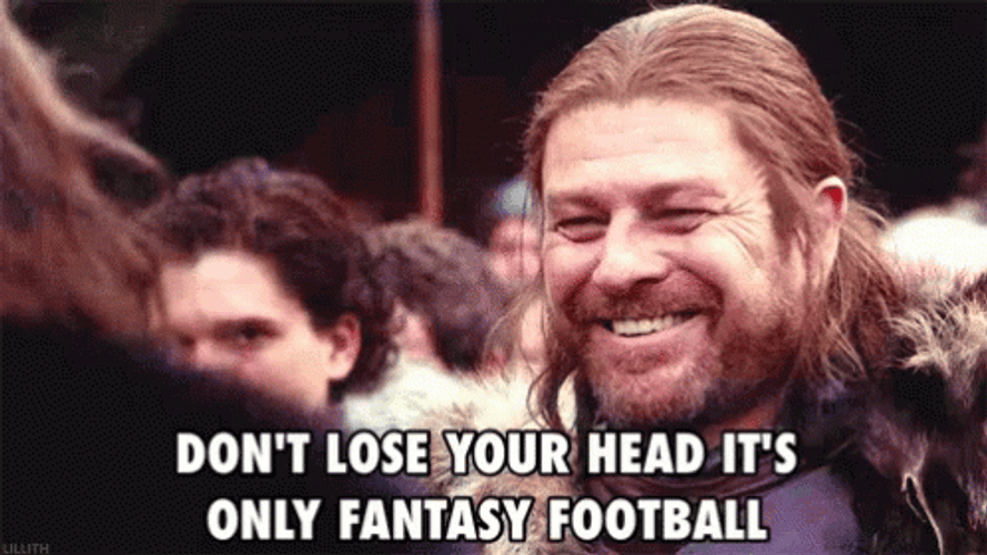Don't Lose Your Head Fantasy Football GIF