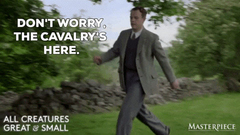 Don't Worry Help Is On The Way GIF