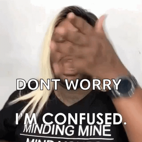 Don't Worry Im Confused GIF