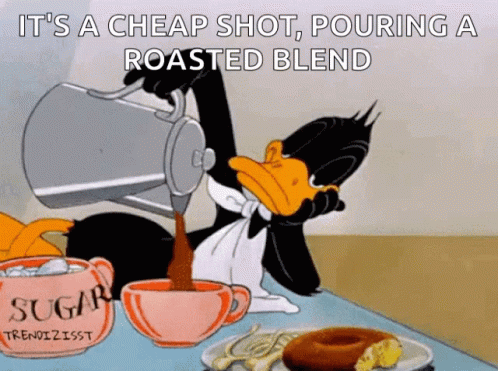 Donald Duck Complaining Pouring Roasted Blend GIF
