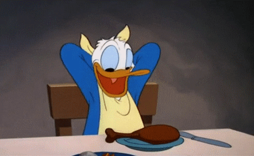 Donald Duck Disney Happy Meal Let's Eat GIF 