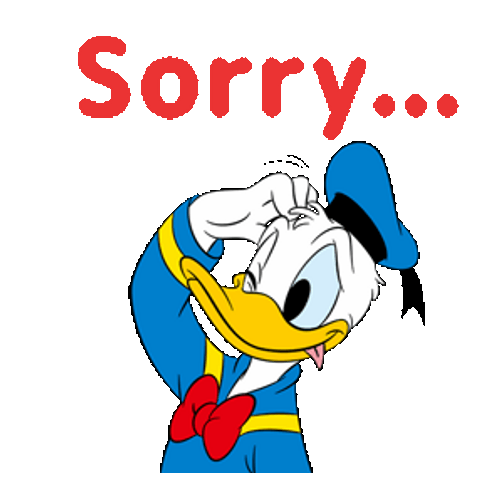 Donald Duck Disney Sorry Scratch Head GIF