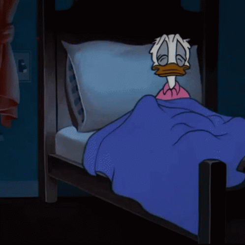 Donald Duck Just Waking Up GIF
