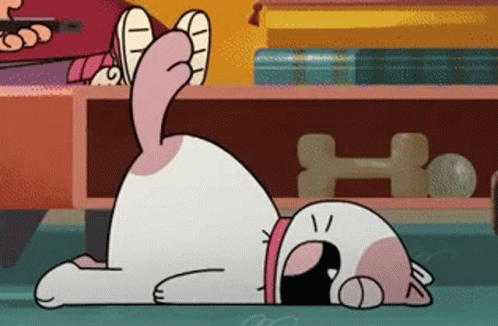 Donald Duck Sleeping with Mouth Open