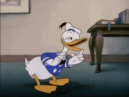 Donald Duck Thumbs Up Cartoon
