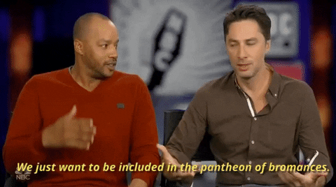 Donald Faison And Zach Braff Nepotism GIF
