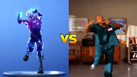 Donald Faison Dancing Fortnite Default Dance GIF