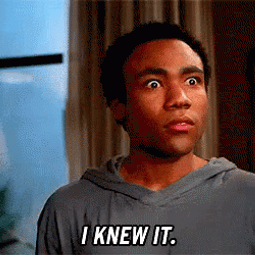 Donald Glover I Knew It GIF