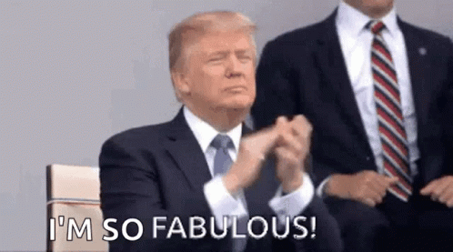 Donald Trump Applause I'm So Fabulous GIF