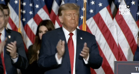 Donald Trump Claps GIF