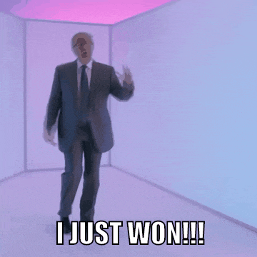 Donald Trump Dancing I Just Won GIF