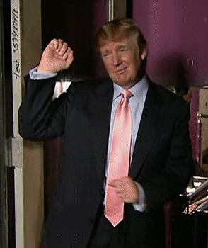 Donald Trump Dancing In Pink Necktie GIF