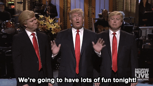 Donald Trump Dancing Trio GIF