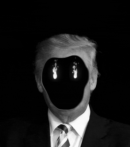 Donald Trump Dark Face GIF