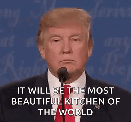 Donald Trump Debate Most Beautiful Kitchen of the World