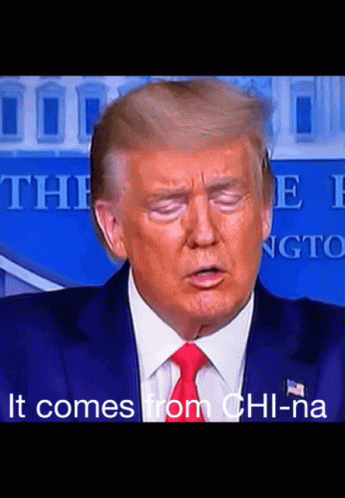 Donald Trump Face With It Comes From Chi-na
