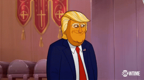 Donald Trump Giving Thumbs Up Next to Man