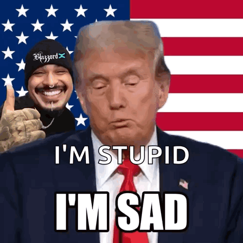 Donald Trump I'm Stupid I'm Sad