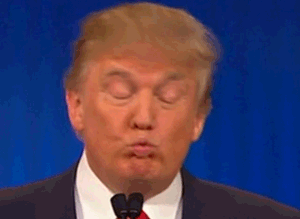 Donald Trump Making Face Dancing GIF