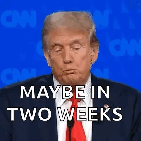 Donald Trump Making Funny Face Into Microphone